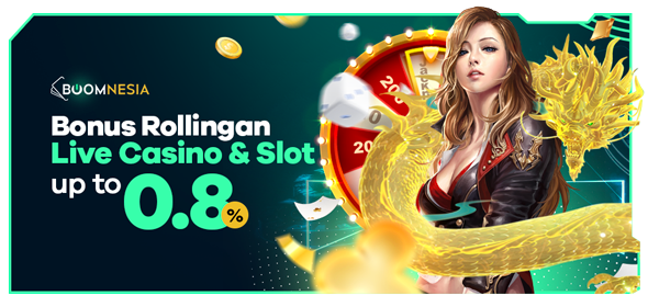 ROLLINGAN SLOT % LIVE CASINO up TO 0.8%